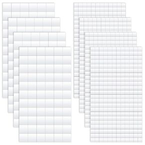 1320Pcs Square Foam Sided Adhesive Sticker Set 3D Pop White 2-Side Foam Tapes Scrapbook Supplies DIY Crafts Office Accessories Foam Strips with Adhesive
