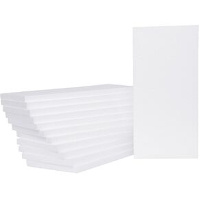 كتلة إسفنجية من سيلفرليك كرافت مكونة من 6 قطع من كتل البوليسترين 12 × 12 × 0.5 EPS للصياغة والنمذجة والمشروعات الفنية وترتيبات الأزهار - أوراق النحت للفنون المدرسية والمنزلية التي تصنعها بنفسك (12 × 12 × 0.5-6 عبوات) in Kuwait