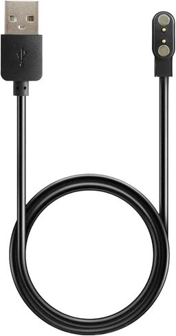 شاحن متوافق مع النظارات الذكية، كابل شحن USB مغناطيسي بطول 2.6 قدم، سلك كابل طاقة بديل للشحن - أسود in Kuwait