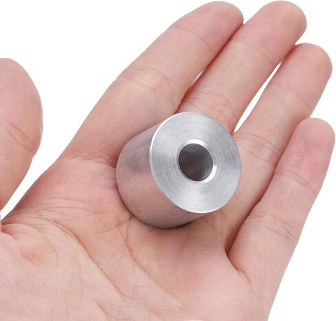 uxcell 5pcs Aluminum Spacer 3/8" Bore x 1" OD x 3/4" Length Screw Standoff Bushing Plain Finish Round Metal Spacer for 3/8 ID Screws Bolts and Rods in Saudi Arabia
