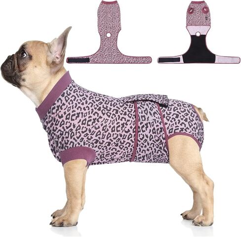 Jiupety Dog Recovery Suit Adjustable, Dog Bodysuit for Abdominal Wound After Surgery, Substitute E-Collar, M Size, Anti-Licking Surgical Dog Onesies, Camo. in Saudi Arabia