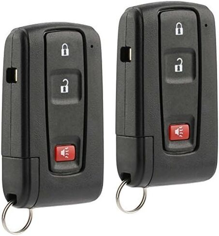 يناسب تويوتا بريوس 2004 2005 2006 2007 2008 2009 غطاء غطاء مفتاح فوب شل دخول بدون مفتاح عن بعد، مجموعة من 2 in Kuwait