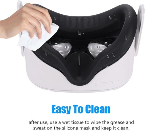 VR Controller Grip Cover and VR Silicone Face Pad Accessories for Meta/Oculus Quest 2 in Saudi Arabia