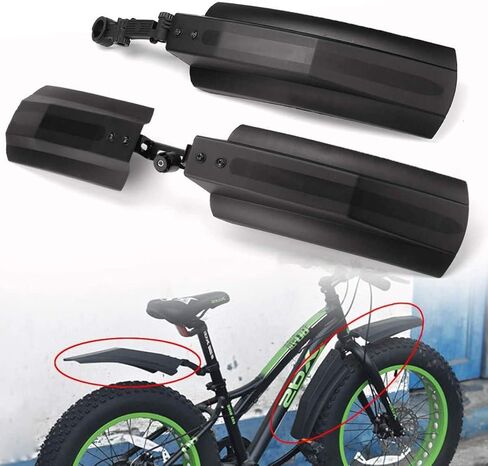 مصدات الدراجة مقاس 26 بوصة، مصدات أمامية وخلفية لإطارات الدراجة الجبلية لركوب الدراجات على الطرق الجبلية بإطارات سميكة لركوب الدراجات في الهواء الطلق. in Kuwait