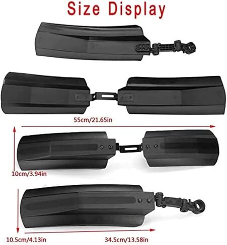 مصدات الدراجة مقاس 26 بوصة، مصدات أمامية وخلفية لإطارات الدراجة الجبلية لركوب الدراجات على الطرق الجبلية بإطارات سميكة لركوب الدراجات في الهواء الطلق. in Kuwait