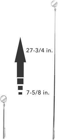 Inspection Mirror,XL Telescoping,10in.L in Kuwait