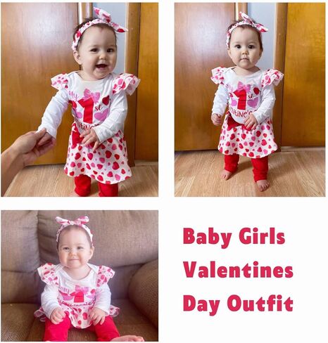 Aalizzwell Baby Girl Valentines Day Clothes in Kuwait