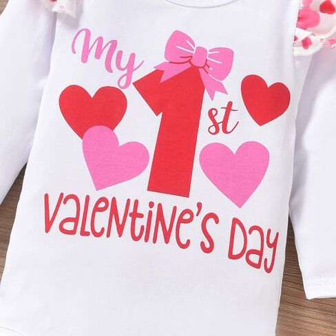 Aalizzwell Baby Girl Valentines Day Clothes in Kuwait