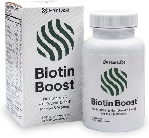 مكمل البيوتين لتعزيز نمو الشعر، 60 قيراط | فيتامينات تساقط الشعر للنساء والرجال | كبسولات بيوتين 5000 ميكروجرام مع أشواغاندا والكيراتين وعشب ذيل الحصان والمزيد | تقوية وتحفيز إعادة نمو الشعر in Kuwait