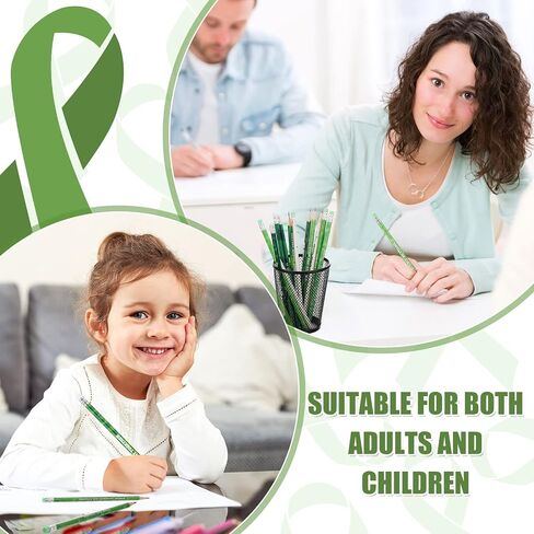 Geosar Mental Health Awareness Pencils Inspirational Pencils Fun Pencils Motivational Pencils for Kids Teachers Adults Home Classroom Mental Health Awareness Activity Supplies, 4 Styles (120) in Saudi Arabia