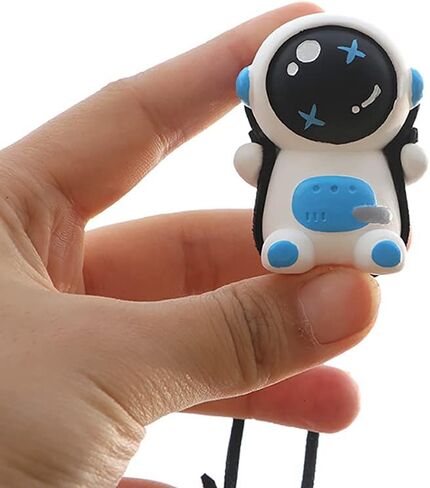 Swinging Astronaut Car Decor Accessories Cartoon Car Rear View Mirror Hanging Ornaments (White) in Saudi Arabia