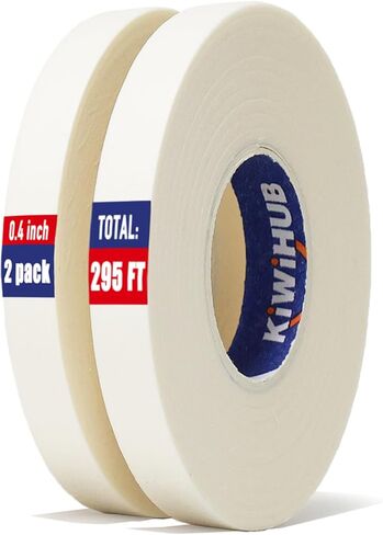 2 Pack Art Tape - Professional Artist Tape for Watercolor Paper, White Masking Artists Tape for Painting Canvas Framing - Acid Free 0.4inch Wide 295FT Long in Saudi Arabia