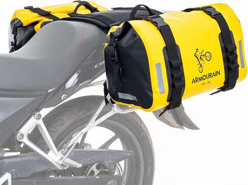 Motorcycle Saddle Bag 70L (35L*2) Motorcycle Equipment Cycling Rear Seat Bag (Black) in Kuwait