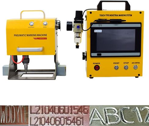 US Stock Portable Pneumatic Engraving Machine Dot Peen Marking Machine Pneumatic Engraver 80X40mm(3.1x1.6 inch) Engraving Area in Saudi Arabia
