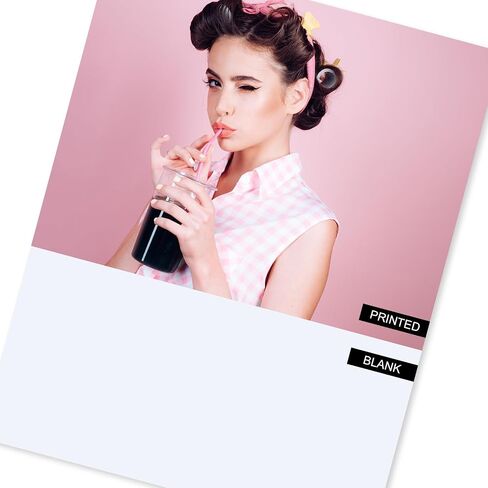 17 Inches x 10 Feet Glossy Printable Adhesive Vinyl Roll Printable Sticker Vinyl Inkjet Peel and Stick Sticker Paper Works with All Inkjet Printers in Saudi Arabia