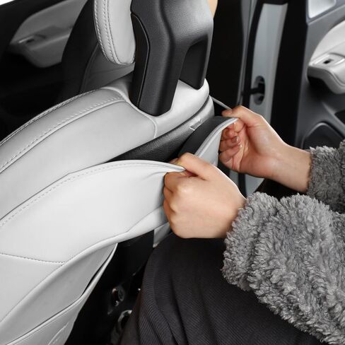 واقيات الركل الخلفية للمقعد متوافقة مع إكسسوارات سجادات الركل فولفو XC90 XC60 S90 S60 V90 V60 للأطفال، مجموعة من قطعتين باللون الأسود (أسود - قطعتان) in Kuwait