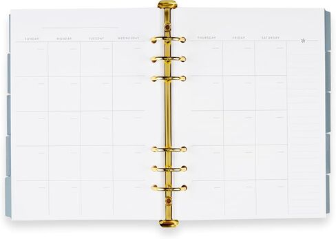 Erin Condren A5 Ring Agenda Inserts | Undated Planner with Daily Layout for Daily, Weekly & Yearly Planning | 12 Months of Undated Planning, 80 lb. Mohawk Premium Paper in Saudi Arabia