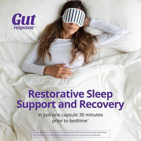 Sleep Probiotic for Men & Women, Slows Down Digestive Aging, Supports Sleep and Recovery, Promotes Healthy Gut, Vegan, Gluten Free & Soy Free, 3 Billion CFU, 30 Caplets in Saudi Arabia