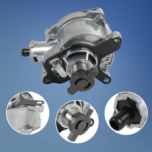 Brake Booster Vacuum Pump Compatible with 06-14 VW Jetta Beetle, 10-14 Golf, 12-14 Passat, 06-09 Rabbit, 10-14 SportWagen, 2012-2013 Audi TT RS 2.5L 5 Cylinder Replaces# 904-817 07K145100H in Saudi Arabia