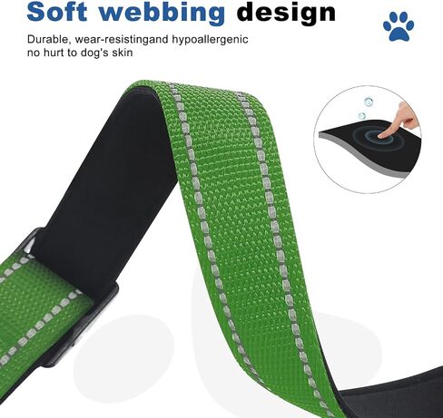 Reflective Martingale Dog Collars. Dog Collar with Quick Release Buckle. Adjustable Soft Padded Breathable Nylon Pet Collar Suitable for Puppies for Small Medium Large Dogs. in Saudi Arabia