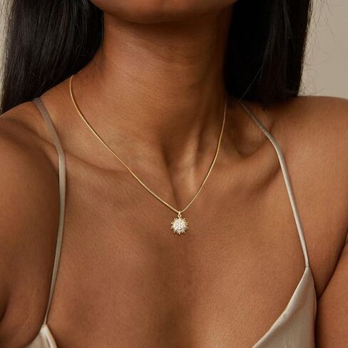 ORAZIO Gold Necklaces for Women,Layered Gold Necklace,14K Gold Plated Pendant Necklaces,Simple Choker Necklaces Set, Dainty Gold Chain Necklaces,Trendy Gold Stacked Jewelry Gifts for Women in Saudi Arabia