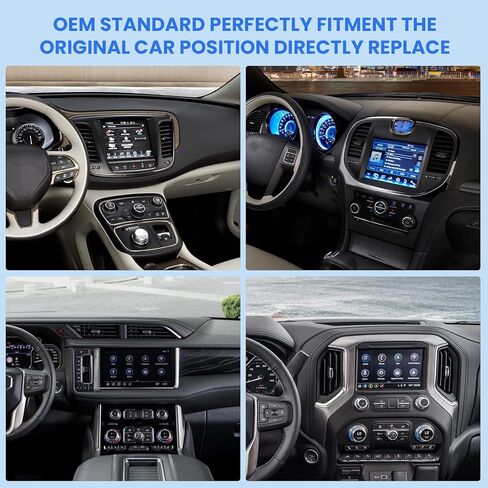 شاشة WonVon 8.4 بوصة Uconnect 4C UAQ LCD تعمل باللمس راديو ملاحة مناسبة لسيارة Jeep Dodge RAM Chrysler 2020-2023، بديل OEM جديد TDO-XGA084 68388570AB in Kuwait