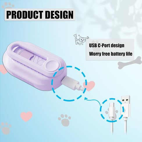 Generic Cat Steam Brush with Water Steamy Pet Brush Spray Misty Cat Brush for Deshedding with Charging Cable Silicone ALD-001-G (Banana Green) in Saudi Arabia