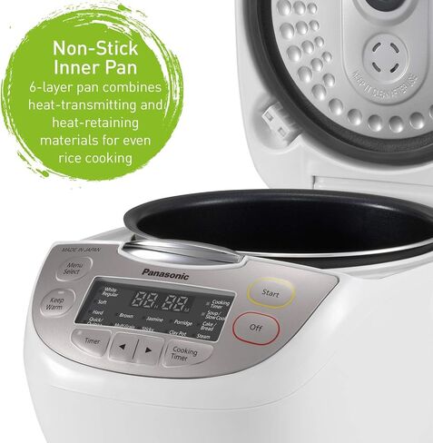Panasonic SRJMY188 10 Cup Electronic Rice Cooker/Warmer, Champagne Gold in Saudi Arabia