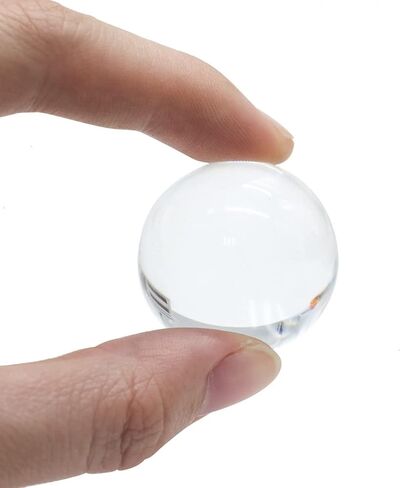 كرة كريستال شفافة صغيرة كرة زجاجية غلوب فنغشوي حلي مصغرة للهدايا ديكورات منزلية المنزل 40 مللي متر/1.6 بوصة in Kuwait
