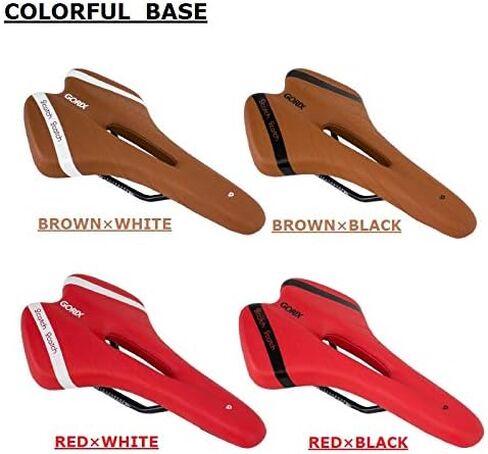 GORIX Bike Saddle Seat Comfortable Cushion with Rail Mountain Road Bicycle for Men and Women (A6-1) in Saudi Arabia