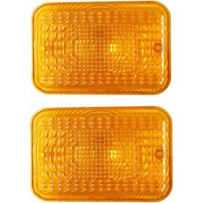 Replacement Amber Tail Light Lens LVU18745 Fits John Deere 1023E 1025R 1026R 2025R 2027R 2032R 2038R 2305 2320 2520 Tractor (Set of 2) in Saudi Arabia
