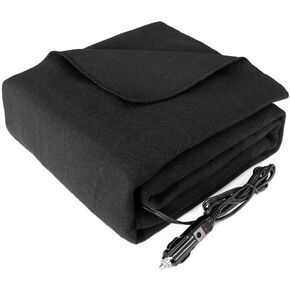 Electric Blanket,12 Volt Heated Blanket,Car Heated Travel Blanket Fast Heating Warm Blanket for Cars,Office,Camping in Kuwait