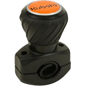 Generic KuI3ota Deluxe Wheel Spinner, Spinner Knob - Universal Steering Wheel, Trucks, Tractors, Mowers, Forklifts, Accessory Knob Universal Fit for Car (Black), Standard in Kuwait