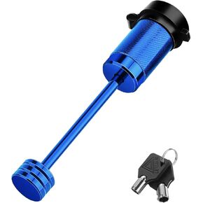 METOWARE Trailer Tongue Coupler Lock 1/4" Dia, 3-1/2" Span, Trailer Hitch Lock for Latch-Type Coupler, Black Trailer Pin Lock for Towing Trailer RV Car Boat Truck (1 Pack) in Kuwait