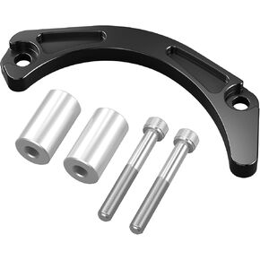 NICECNC Engine Case Protection Chain Guard Compatible with Suzuki Quadsport Z400 LTZ400 2003-2014, Compatible with Kawasaki KFX400 2003-2006 Black in Kuwait