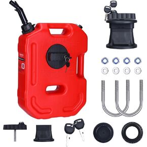Portable Tank with Locking Mounting Upgraded Bracket Mounting 10L Fits for Car Motorcycle SUV ATV UTV/u Bolt for 1" Tube (with Locking) in Kuwait
