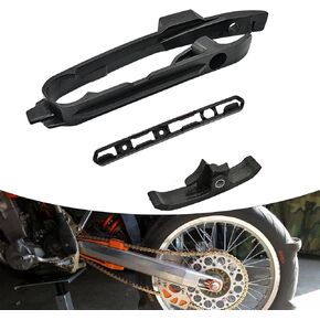 سلسلة دراجة نارية دليل منزلق Swingarm ومشبك خرطوم الفرامل لـ KTM SX SXF XC TPI XCF 125 150 250 300 350 450 2016-2022 (برتقالي) in Kuwait