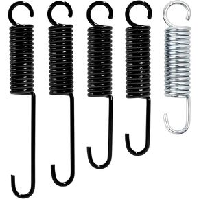 5 PCS Motorcycle Side Stand Springs, 75mm/90mm/100mm/110mm/120mm Kickstand Spring Kit, Heavy Duty Brake Pedal Return Springs for Motorbikes Scooters Bicycles E-bikes in Kuwait