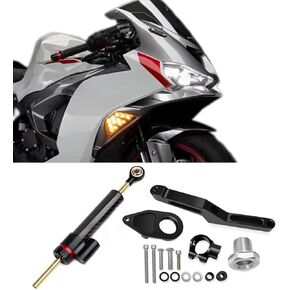 ل نينجا ZX-6R ZX636 نينجا zx6r zx636 2026 2025 2024 2023 2022-2013 قطع الغيار للدرجة النارية ممتص الصدمات التوجيه مثبت التوجيه المثبط قوس (التيتانيوم) in Kuwait