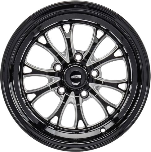 JEGS SSR Spike Wheel 15 x 8 | 5 x 4.5in.Wheel Bolt Pattern Spacing | 0 mm Offset | 4.5in.Backspacing | Gloss Black with Milled Spoke Accents | 3.27in.Center Bore in Kuwait