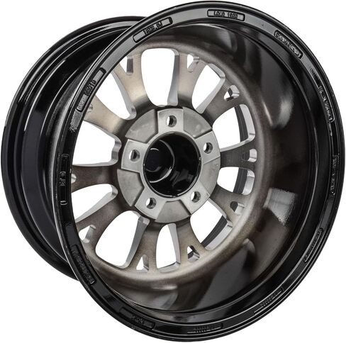 JEGS SSR Spike Wheel 15 x 8 | 5 x 4.5in.Wheel Bolt Pattern Spacing | 0 mm Offset | 4.5in.Backspacing | Gloss Black with Milled Spoke Accents | 3.27in.Center Bore in Kuwait