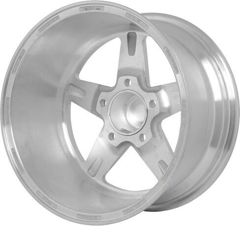 عجلة ألومنيوم JEGS SSR Star مقاس 15 بوصة × 8 بوصة | 5 × 4.5 بوصة. تباعد نمط مسمار العجلة | إزاحة 27 ملم | 5.5 بوصة مسافة خلفية | الألومنيوم المصقول | 3.27 بوصة. تتحمل المركز | يتضمن غطاء المركز in Kuwait