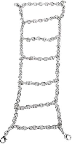 Kavolet Metal Snow Chains for MJX H12Y 1:12 RC Climbing Truck AllTerrain Grip Winter Traction Chains in Kuwait