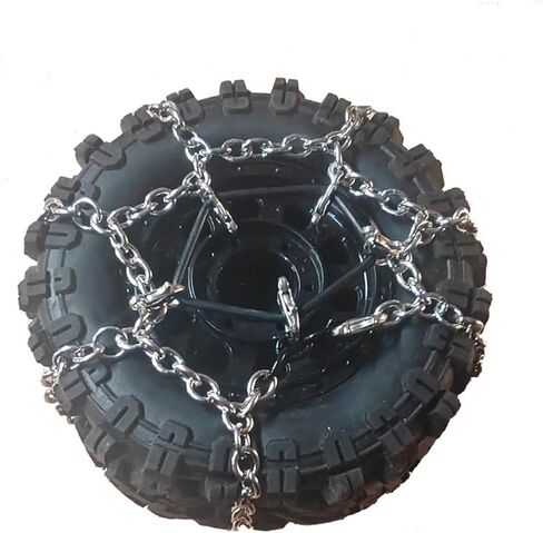سلاسل الثلوج المعدنية ل MJX H12Y 1:12 RC تسلق شاحنة AllTerrain قبضة الشتاء الجر سلاسل in Kuwait
