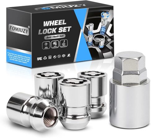 عجلة قفل العروة الجوز M12x1.5 مكافحة سرقة صالح هوندا أكورد سيفيك CRV أكورا دودج جراند كارافان فورد فيوجن هيونداي إلنترا كيا K5 سبورتاج لكزس مازدا CX5 تويوتا كرايسلر ميتسوبيشي استبدال 24157 in Kuwait