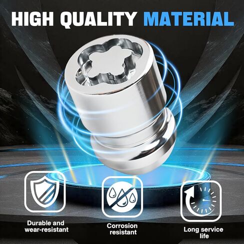 عجلة قفل العروة الجوز M12x1.5 مكافحة سرقة صالح هوندا أكورد سيفيك CRV أكورا دودج جراند كارافان فورد فيوجن هيونداي إلنترا كيا K5 سبورتاج لكزس مازدا CX5 تويوتا كرايسلر ميتسوبيشي استبدال 24157 in Kuwait