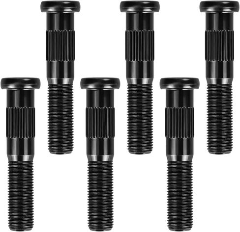 Press-in Wheel Studs 1/2"-20 x 2.70 | 6 Pack Hardened Steel | Replacement for Dexter 5200 6000 7000 lb 7-262 Trailer | Replaces K71-686-00 in Kuwait