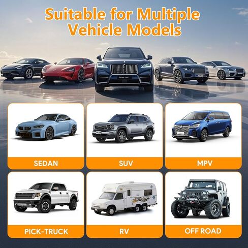 GEARGO 𝟐𝟎𝟐𝟔 𝐔𝐩𝐠𝐫𝐚𝐝𝐞𝐝 نظام مراقبة ضغط الإطارات، TPMS مع شحن مزدوج بالطاقة الشمسية وUSB-C، 6 أجهزة استشعار خارجية (0-99 رطل لكل بوصة مربعة)، 6 أوضاع إنذار، شاشة LCD ملونة لمركبات RV/مقطورة/شاحنة/SUV in Kuwait