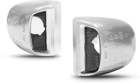 LESAUCE Full LED License Plate Light Tag Lamp Assembly Replacement for Chevy Silverado 1500 2500 3500 Suburban Tahoe GMC Sierra Yukon XL for Escalade, 6000K White, Pack of 2 in Saudi Arabia
