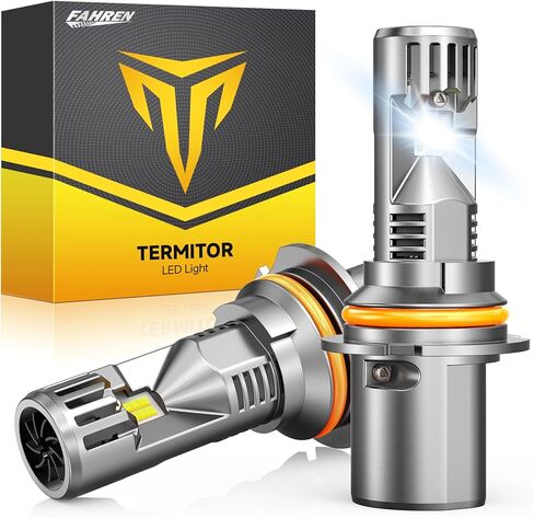 FAHREN Upgraded H11/H9/H8 Bulb, 45000LM 900% Ultra-Bright Real 1:1 Mini Size H11, 6500K Cool White H11 Light bulb, Quick Install No Adapter Needed, Pack of 2 in Kuwait